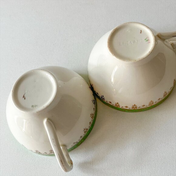 Vintage Alfred Meakin Pride of Erin 2 Cups England - Picture 4 of 7